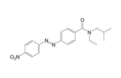 N-ETHYL-N-ISOBUTYL-p-[(p-NITROPHENYL)AZO]BENZAMIDE