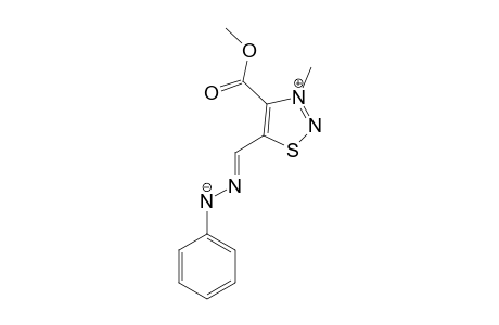 4-METHOXYCARBONYL-3-METHYL-1,2,3-THIADIAZOLIUM-5-PHENYL-AZOMETHYLIDE