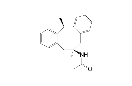 trans-6-(Acetylamino)-6,12-dimethyl-5,6,7,12-tetrahydrodibenzo[a,d]cyclooctene