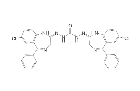 Carbonyl-1,1'-bis(7-chloro-5-phenyl-1,2-dihydro-3H-[1,4]benzodiazepin-2-ylidene hydrazone)