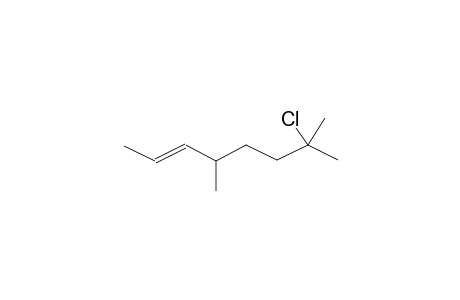 2-CHLORO-2,5-DIMETHYL-TRANS-6-OCTENE