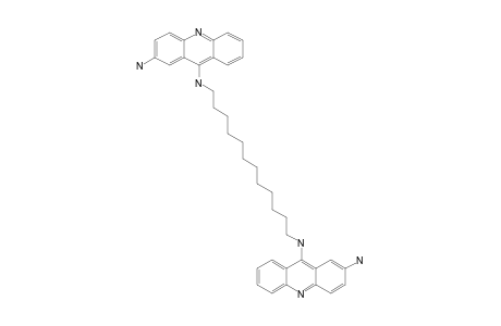 ALPHA'',OMEGA-DIAMINODODECYL-9,9'-BIS-(2-AMINO-ACRIDINE)