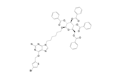 6-[O(6)-(4-BROMOTHENYL)-GUAN-9-YL]-HEXYL-BETA-D-TETRA-O-BENZOYL-GLUCOPYRANOSIDE