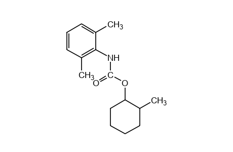 2,6-dimethylcarbanilic acid, 2-methylcyclohexyl ester