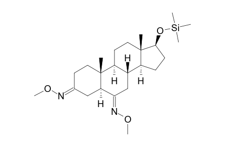 17.BETA.-[(TRIMETHYLSILYL)OXY]-5.ALPHA.-ANDROSTAN-3,6-DIONE(3,6-DI-O-METHYLOXIME)