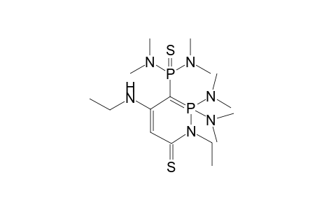 (2,2-Bis(dimethylamino)-1-ethyl-4-ethylamino-6-thioxo-1,6-dihydro-2lambda5-[1,2]azaphosphinine-3-yl)-phosphonothioic Bis(dimethylamide)