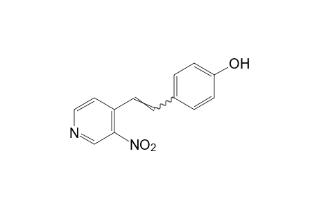 p-[2-(3-NITRO-4-PYRIDYL)VINYL]PHENOL