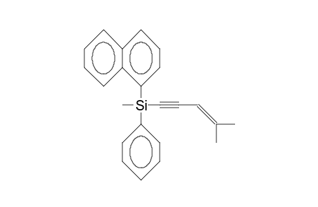 (1-Naphthyl)-methyl-phenyl-(4-methyl-pent-1-yn-3-en-1-yl))-silane