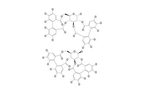 BIS-2,3;4,6-HEXAHYDROXY-DIPHENOYL-ALPHA/BETA-GLUCOPYRANOSIDE;PEDUNCULAGIN