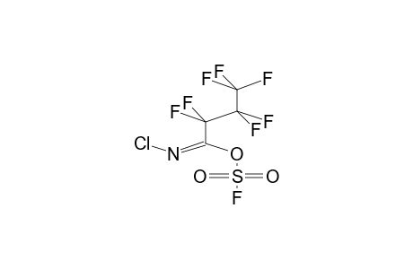 1-(N-CHLOROIMINO)PERFLUOROBUTYLFLUOROSULPHATE