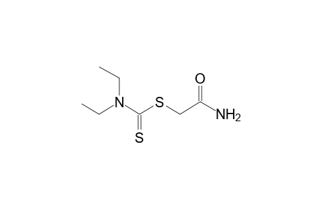 carbamodithioic acid, diethyl-, 2-amino-2-oxoethyl ester