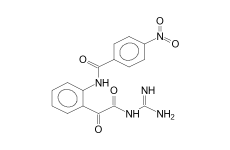 2-(4-Nitrobenzoylamino)phenylglyoxylic acid amidinoamade