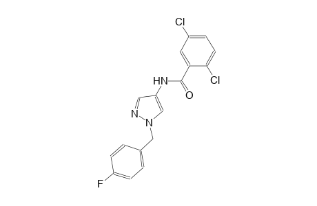 2,5-dichloro-N-[1-(4-fluorobenzyl)-1H-pyrazol-4-yl]benzamide