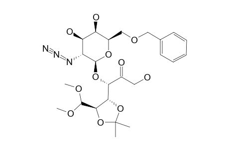 4-O-(2-ACETAMIDO-6-O-BENZYL-2-DEOXY-BETA-D-GALACTOPYRANOSYL)-2,3-O-ISOPROPYLIDENE-D-XYLO-HEXOS-5-ULOSE-DIMETHYL-ACETAL