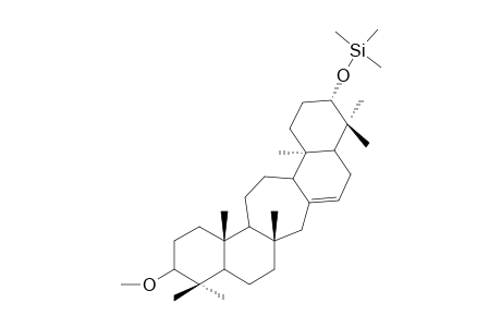 (((3S,7aS,13aR,15bR)-11-methoxy-4,4,7a,10,10,13a,15b-heptamethyl-2,3,4,4a,5,7,7a,8,9,9a,10,11,12,13,13a,13b,14,15,15a,15b-icosahydro-1H-cyclohepta[1,2-a:5,4-a']dinaphthalen-3-yl)oxy)trimethylsilane