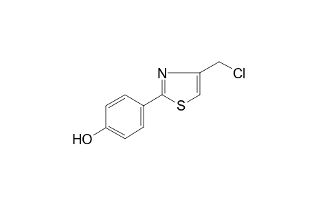 4-[4-(Chloromethyl)-1,3-thiazol-2-yl]phenol