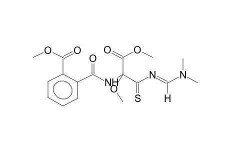 2-[1-(ORTHO-METHOXYCARBONYLBENZAMIDO)-1-METHOXY-1-METHOXYCARBONYLMETHYL]-4-DIMETHYLAMINO-1-THIA-3-AZABUTADIENE-1,3