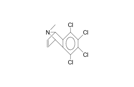 anti-N-Methyl-5,6,7,8-tetrachloro-1,4-dihydro-1,4-imino-naphthalene