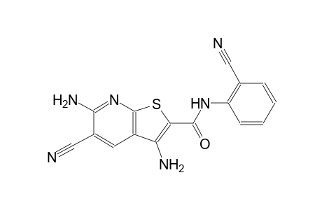 3,6-diamino-5-cyano-N-(2-cyanophenyl)thieno[2,3-b]pyridine-2-carboxamide