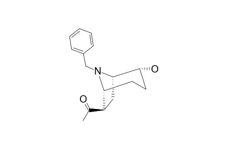 1-[8-BENZYL-2-ENDO-HYDROXY-8-AZABICYCLO-[3.2.1]-OCT-6-EXO-YL]-ETHANONE