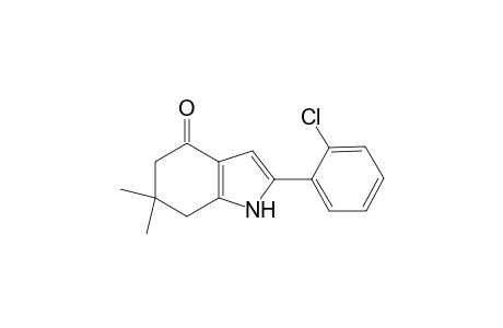 2-(2-Chlorophenyl)-6,6-dimethyl-6,7-dihydro-1H-indol-4(5H)-one