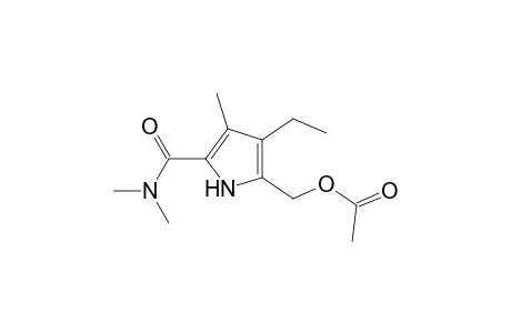 1H-Pyrrole-2-carboxamide, 5-[(acetyloxy)methyl]-4-ethyl-N,N,3-trimethyl-