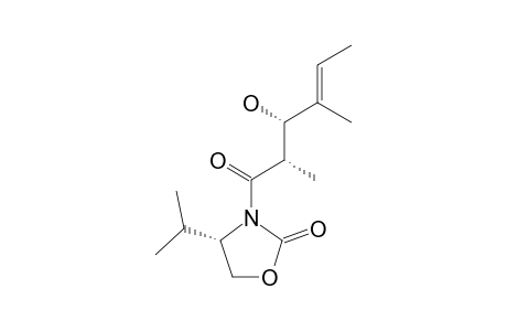 (4S,5S,2'S,3'S,4'E)-3-(2',4'-DIMETHYL-3'-HYDROXY-1'-OXO-4'-HEXENYL)-4-ISOPROPYL-2-OXAZOLIDINONE