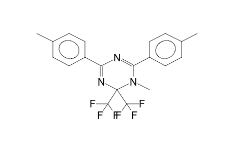 1-METHYL-4,6-DI(4-METHYLPHENYL)-2,2-BIS(TRIFLUOROMETHYL)-1,2-DIHYDRO-1,3,5-TRIAZINE