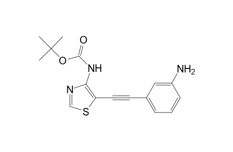 tert-Butyl N-{5-[(3-Aminophenyl)ethynyl]-1,3-thiazol-4-yl}carbamate