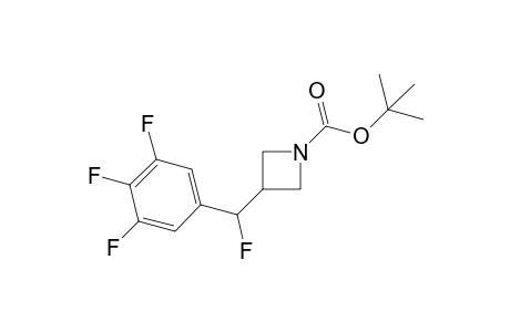 tert-butyl 3-[fluoro(3,4,5-trifluorophenyl)methyl]azetidine-1-carboxylate