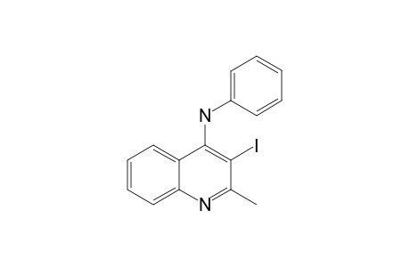 4-ANILINO-3-IODO-2-METHYL-QUINOLINE