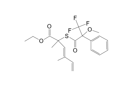 2,4-DIMETHYL-2-[THIO-3,3,3-TRIFLUORO-2-METHOXY-2-PHENYLPROPIONYL]-HEXA-3,5-DIENOIC-ACID-ETHYLESTER;DIASTEREOMER-2