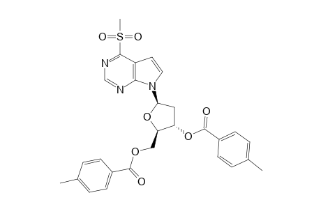 7-[2'-DEOXY-3',5'-DI-O-(PARA-TOLUOYL)-BETA-D-ERYTHRO-PENTOFURANOSYL]-4-(METHYLSULFONYL)-7H-PYRROLO-[2,3-D]-PYRIMIDINE