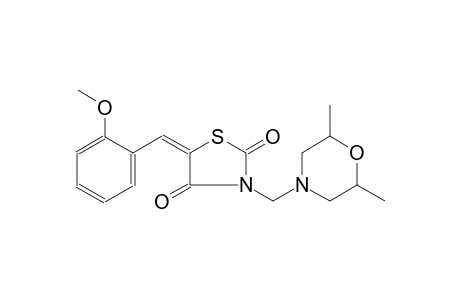 Thiazolidine-2,4-dione, 5-(2-methoxybenzylidene]-3-(2,6-dimethylmorpholinomethyl)-