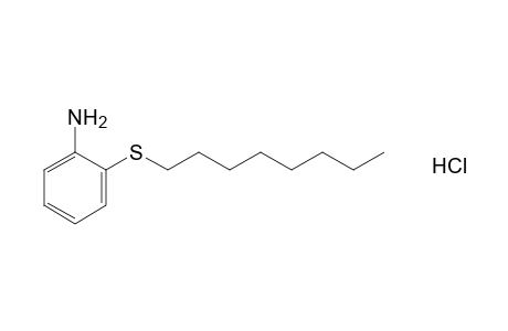 o-(octylthio)aniline, hydrochloride