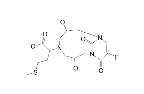 2-(11-FLUORO-3,7-DIHYDROXY-12,13-DIOXO-1,5,9-TRIAZABICYCLO-[7.3.1]-TRIDEC-10-EN-5-YL)-4-METHYLTHIOBUTANOIC_ACID