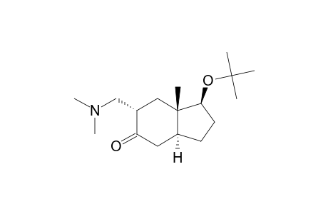 #15;(+/-)-1-BETA-TERT.-BUTOXY-6-ALPHA-DIMETHYLAMINOMETHYL-7A-BETA-METHYL-2,3,3A-ALPHA,6,7,7A-HEXAHYDRO-1H-INDEN-5(4H)-ONE