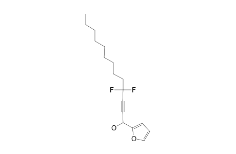 (+/-)-4,4-DIFLUORO-1-(FURANE-2-YL)-TRIDEC-2-YN-1-OL