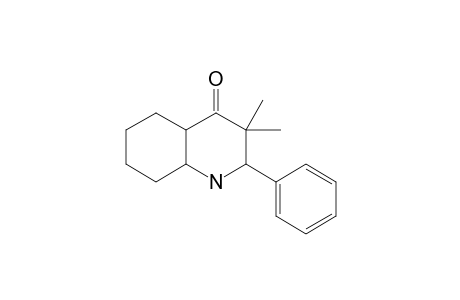 3,3-DIMETHYL-2-PHENYL-TRANS-DECAHYDROQUINOLIN-4-ONE