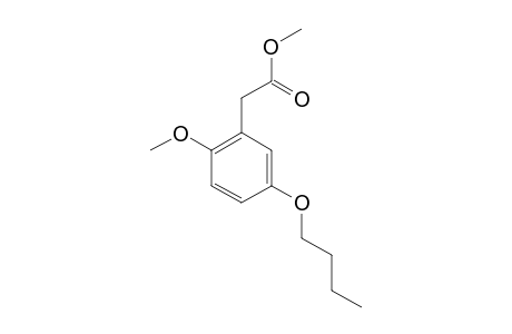 2-METHOXY-5-BUTOXY-PHENYLACETIC-ACID-METHYLESTER