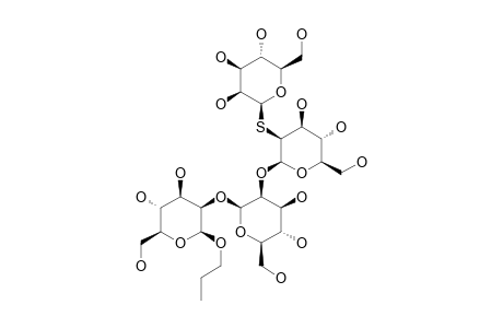 PROPYL-[1-THIO-BETA-D-MANNOPYRANOSYL-(1->2)]-[2-DEOXY-2-THIO-BETA-D-MANNOPYRANOSYL-(1->2)]-[BETA-D-MANNOPYRANOSYL-(1->2)]-BETA-D-MANNOPYRANOSIDE