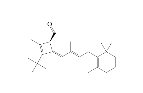 (3E)-2-TERT.-BUTYL-1-METHYL-3-[(2E)-2-METHYL-4-(2,6,6-TRIMETHYLCYCLOHEX-1-EN-1-YL)-BUT-2-ENYLIDENE]-CYCLOBUT-1-EN-4-CARBALDEHYDE