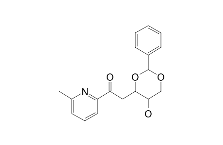 (3S,4R)-2-(3,5-O-BENZYLIDENE-1-OXO-3,4,5-TRIHYDROXY-1-PENTYL)-6-METHYLPYRIDINE