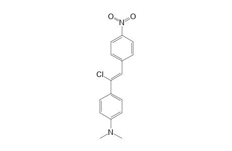 1-(PARA-DIMETHYLAMINOPHENYL)-1-CHLORO-2-(PARA-NITROPHENYL)-ETHENE