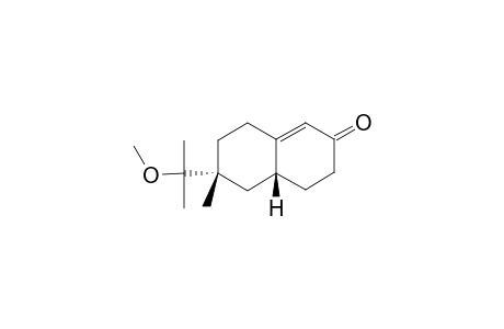 (4A-BETA-H)-4,4A,5,6,7,8-HEXAHYDRO-6-ALPHA-(1-METHOXY-1-METHYLETHYL)-6-METHYL-NAPHTHALEN-2(3H)-ONE