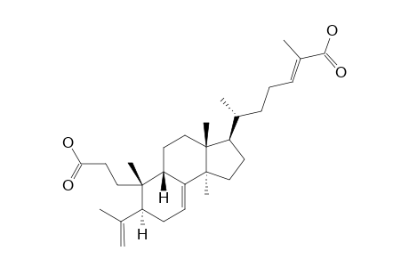 (24E)-3,4-SECO-9-BETA-H-LANOSTA-4(28),7,24-TRIENE-3,26-DIOIC-ACID