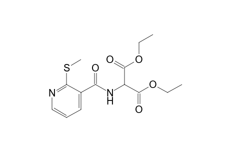 [2-(methylthio)nicotinamido]malonic acid, diethyl ester