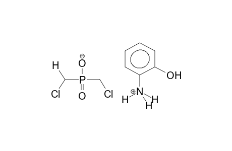 BIS(CHLOROMETHYL)PHOSPHINIC ACID, ORTHO-HYDROXYPHENYLAMMONIUM SALT