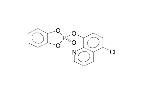 2-(5-CHLORO-8-QUINOLINYLOXY)-2-OXO-4,5-BENZO-1,3,2-DIOXAPHOSPHOLANE