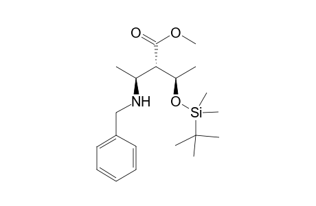 anti,anti-Methyl 2-(1-Benzylamino)ethyl)-3-[(tert-butyldimethylsiloxy)ethyl]butanoate